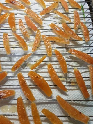Scorzette di arancia candite